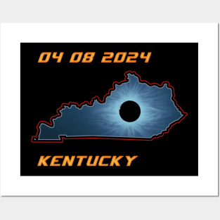 Kentucky 2024 Total Solar Eclipse Posters and Art